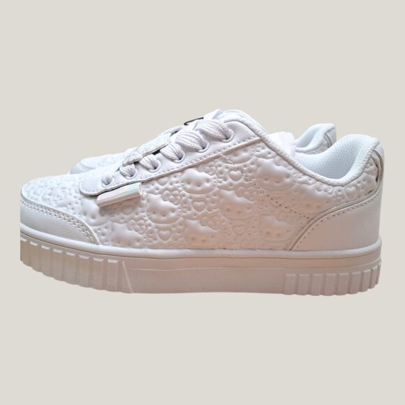 NWT Women's Hello Kitty Lace-Up Sneakers - White - Limited Edition - Multisize - Picture 8 of 13